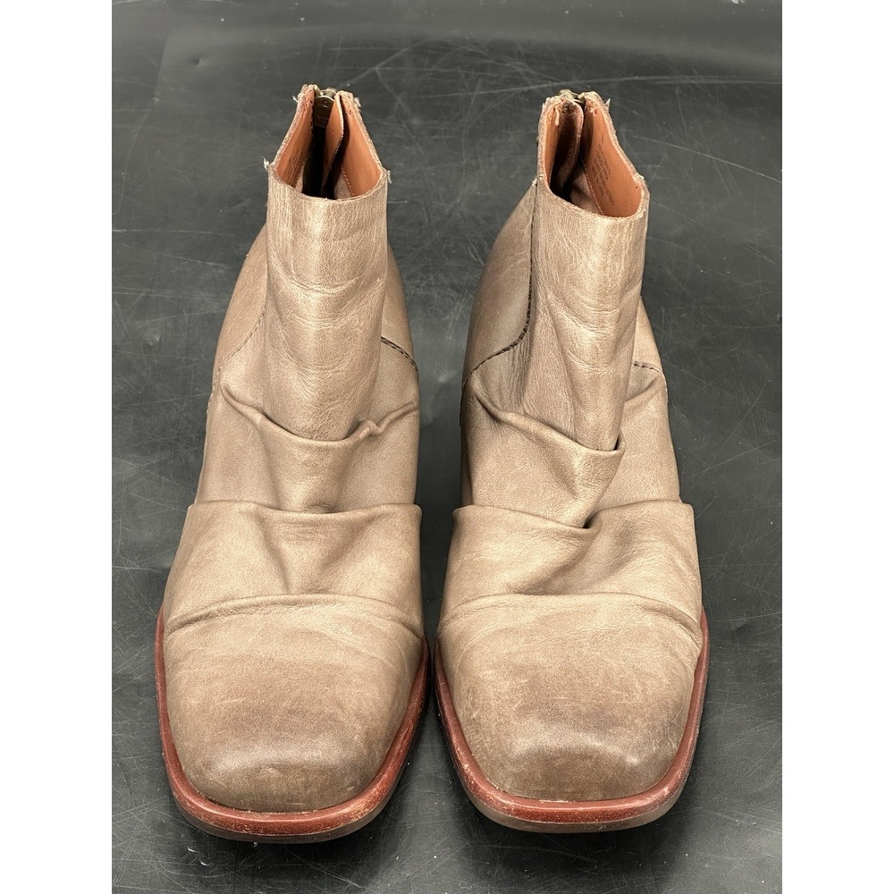 Kork Ease Kissel Boot Ruched Ankle Bootie SZ 7 M Rustic Brown Boots - Picture 2 of 11